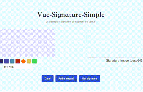 vue.js组件之手写签名板vue-signature-simple
